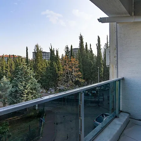 Daire Cozy Flat W Nature View Balcony And Ac In